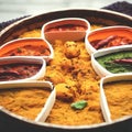 Assorted Indian recipes food various Royalty Free Stock Photo