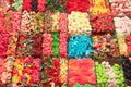 Assorted jelly candies at shop