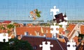 Assorted jigsaw puzzle Royalty Free Stock Photo