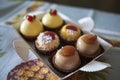 Assorted luxury patisserie