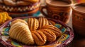 Traditional Mexican Sweet Bread and Hot Chocolate