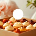 Assorted Mini Dessert Box for Celebrations Royalty Free Stock Photo