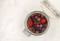 Assorted mix of dried berries Royalty Free Stock Photo