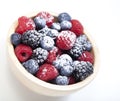 Assorted mixed berries in a bowl