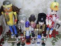 assorted modern Nutcrackers... original to creative versions.