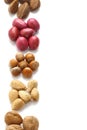Assorted nuts background