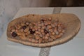 Assorted nuts in bowl Royalty Free Stock Photo