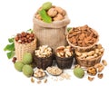 Assorted nuts Royalty Free Stock Photo