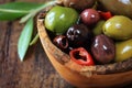 Assorted olives