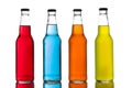 Assorted Organic Craft Sodas Royalty Free Stock Photo