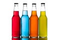 Assorted Organic Craft Sodas Royalty Free Stock Photo