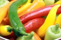 Assorted organic peppers Royalty Free Stock Photo