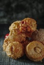 assorted panellets typical of Catalonia, Spain Royalty Free Stock Photo