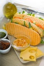 Assorted panini sandwich Royalty Free Stock Photo