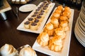 Assorted Pastries Arranged on