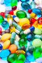 Assorted pharmaceutical capsules