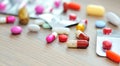 Assorted pills Royalty Free Stock Photo