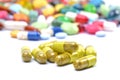 Assorted pills Royalty Free Stock Photo