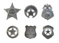 Assorted Police and Sheriff Badges