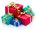 Assorted presents Royalty Free Stock Photo