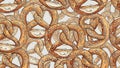 Assorted Pretzels with Sesame Seeds Closeup Royalty Free Stock Photo