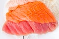 Assorted sashimi from fresh market