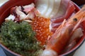 Assorted Sashimi in Restaurant in Okinawa, Japan
