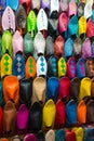 Assorted shoes at market stall Royalty Free Stock Photo