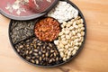 Assorted Snack tray and for Lunar new year Royalty Free Stock Photo