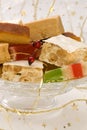 Assorted spanish nougat Royalty Free Stock Photo