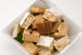 Assorted spanish nougat Royalty Free Stock Photo