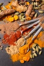 Assorted spices