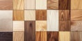 Assorted Square Wood Laminate Floor Samples In Natural Colors On Oak Background