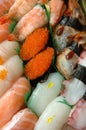 Assorted Sushi plate Royalty Free Stock Photo