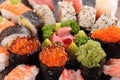 Assorted sushi Royalty Free Stock Photo