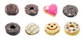 Assorted sweet donuts Royalty Free Stock Photo