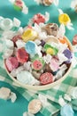 Assorted Sweet Saltwater Taffy Royalty Free Stock Photo