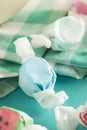 Assorted Sweet Saltwater Taffy Royalty Free Stock Photo