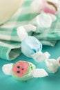 Assorted Sweet Saltwater Taffy Royalty Free Stock Photo