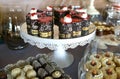 assorted sweets on party table Royalty Free Stock Photo