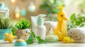 Assorted Toys on Table in Room Royalty Free Stock Photo
