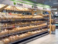 Assorted type of cake, bread and bun