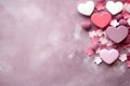Assorted Valentine Hearts for Romantic Celebration GenerativeAI