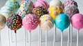 Assorted various cake pops