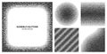 Assorted Various Hand Drawn Scribble Noise Halftone Subtle Texture Vector Set