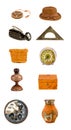 Assorted various old objects and tools collection