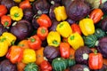 Assorted vegetable background