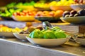 Assorted Vegetables and fruits buffet catering in hotel breakfast Royalty Free Stock Photo