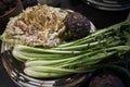 Assorted vegetables on a plate Royalty Free Stock Photo