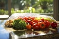 Assorted vegetables for salad, vegetarianism, diet and healthy eating